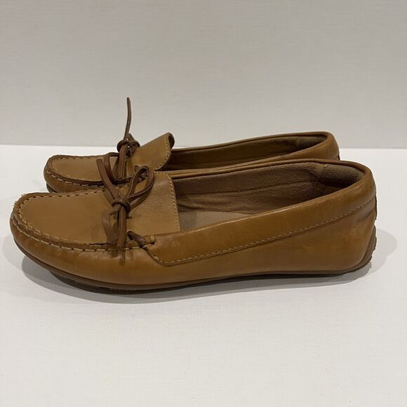 Clarks Collection Moccasins Size 7 Tan Dameo Swing Leather Driving Loafer - Picture 2 of 12